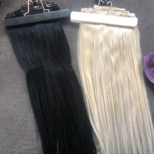 Bellami hair clip in  extensions Black only !!!